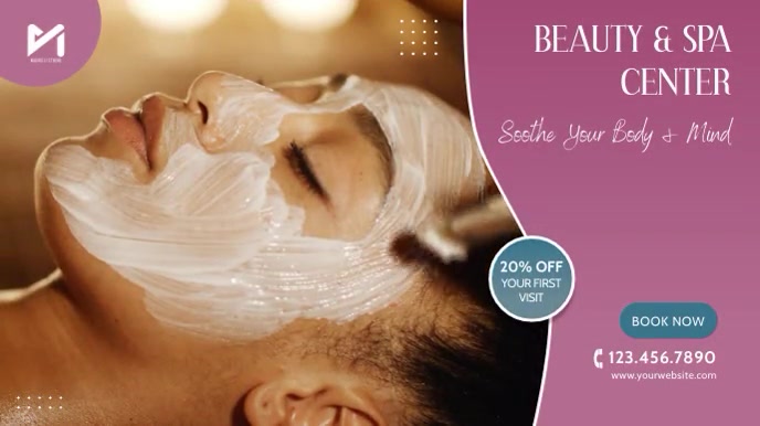 Copy of Beauty & Spa Center Video Ad | PosterMyWall