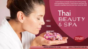 Beauty & Spa 数字显示屏 (16:9) template