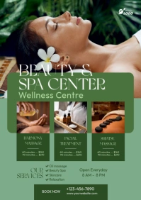 Beauty and Spa Flyer Template A4