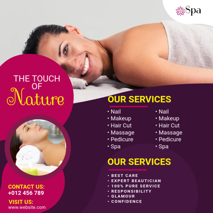Copy of Beauty & Spa Post design | PosterMyWall