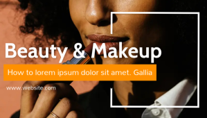 beauty and makeup blog header 2021 template