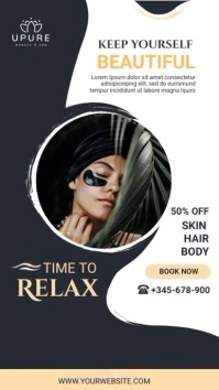 beauty and spa Historia de Instagram template