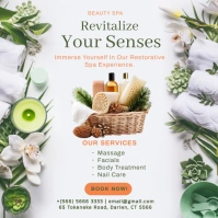 BEAUTY AND SPA SANTUARY Instagram Post template