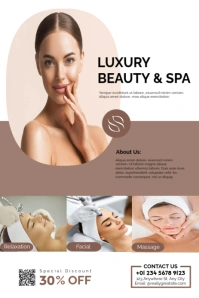 Beauty and wellness Pinterest Graphic template