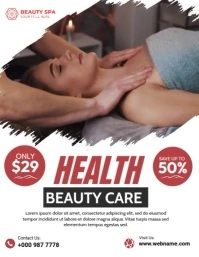 Beauty Care Video Volantino (US Letter) template