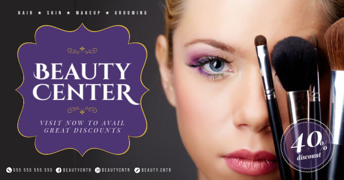 Beauty Center Banner Template Postermywall Beauty Center Banner Template Postermywall