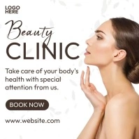 Beauty Clinic Ads Instagram Post template