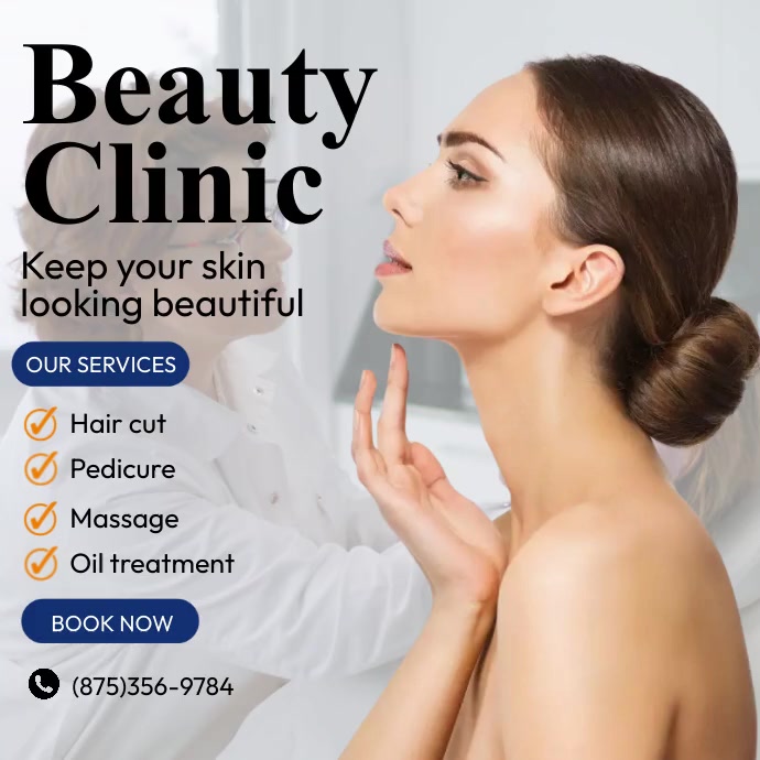 Beauty Clinic Instagram Post template