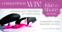 Beauty Competition Facebook template