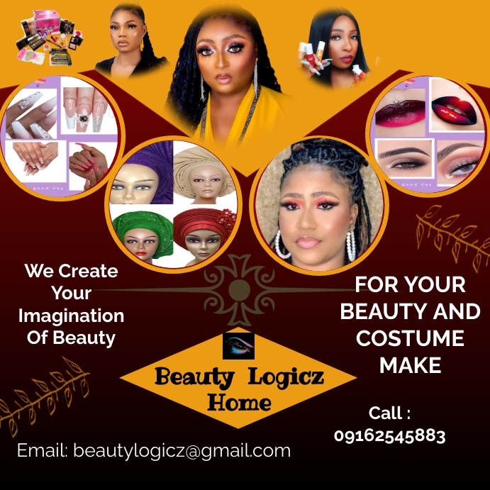 Beauty Publicação no Instagram template