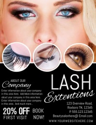 70 Eyelash Extensions Customizable Design Templates