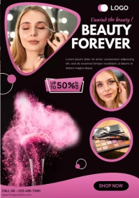 Beauty Forever Makeup Template A4