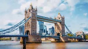 Beauty London City Bridge YouTube Thumbnail template