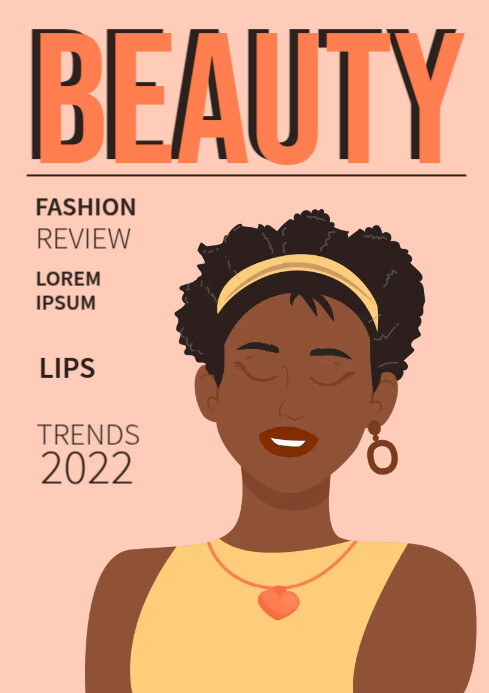 Cosmetics Blog Cover Beauty Magazine Cover Template | PosterMyWall