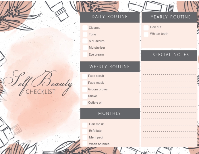 Tumblr Pageant Checklist
