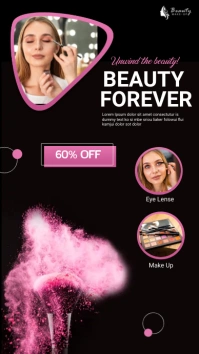 beauty makeup Instagram Story template