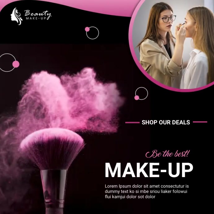 Makeup Post beauty makeup Template | PosterMyWall