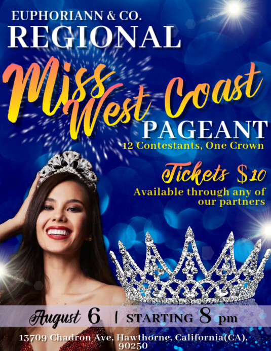 Copy of Beauty/Pageant Contest Flyer | PosterMyWall