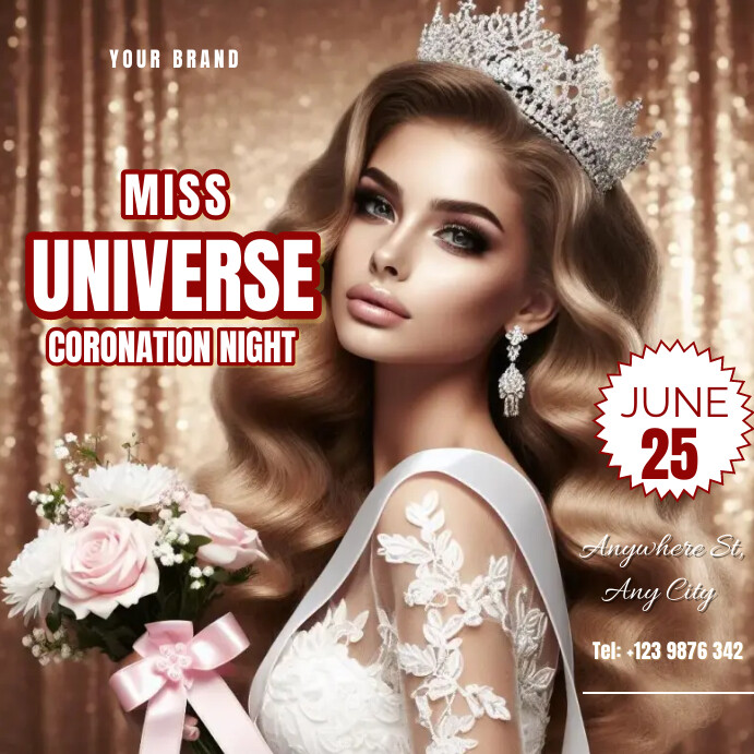 Beauty Pageant Template.pdf Plantilla de Beauty Pageant | PosterMyWall
