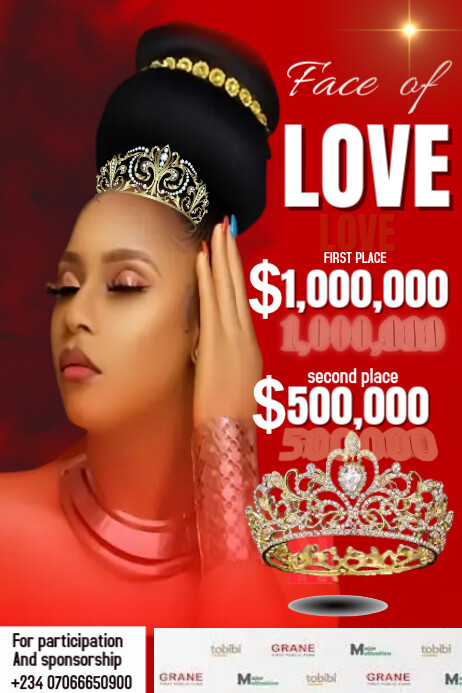 Beauty pageant editable flyer Template | PosterMyWall