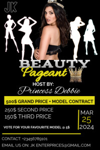 Pageant FLYER - Pageant AD Template | PosterMyWall
