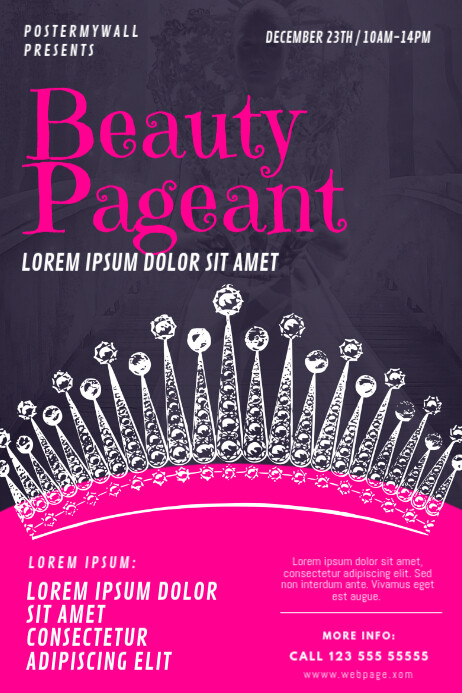 Beauty Pageant Poster Designs