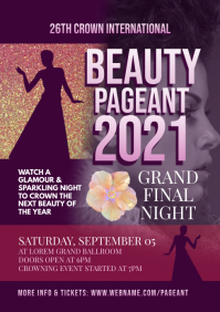 Beauty Pageant Flyer A4 template