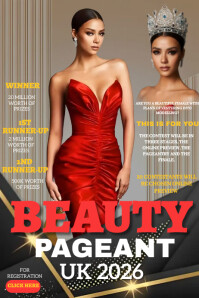 Pageant Layout Design Pageant poster design Template | PosterMyWall