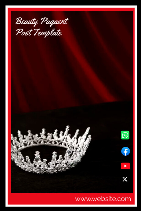 Copy of Beauty Pageant Poster | PosterMyWall