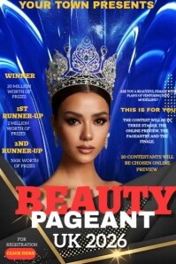 Pageant Number Template | PosterMyWall
