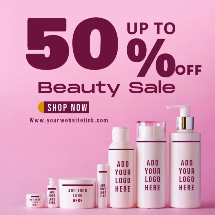 Beauty Products ad / Cosmetic Products ad Template | PosterMyWall