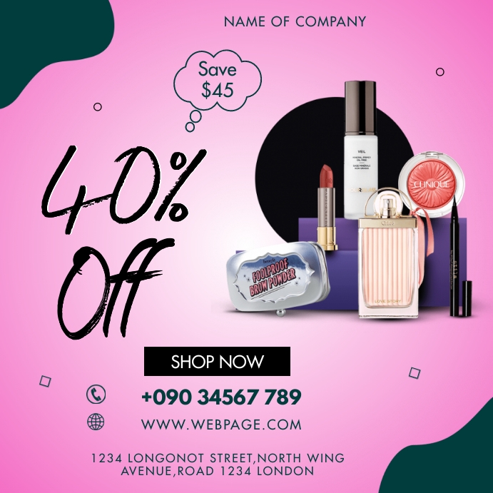 Beauty Products Flyer Template Postermywall