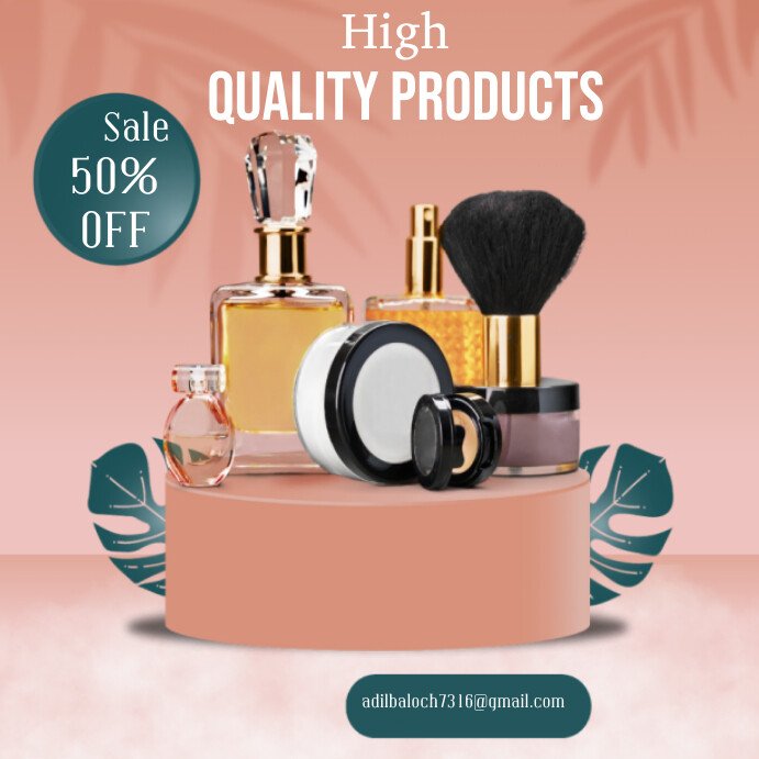 Beauty products sale Template | PosterMyWall