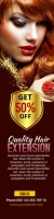 Beauty Roll Up Banner template