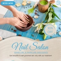 beauty salon, hair salon, beauty parlor, spa Square (1:1) template