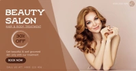 beauty salon, hair salon, beauty parlor, spa Image partagée Facebook template