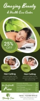 Beauty Salon & Spa - Roll-Up Banner Rollbanner 2 stopy × 5 stóp template