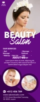 Beauty Salon & Spa Roll Up Banner template