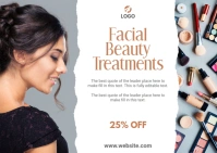 Beauty Salon Ad Postal template