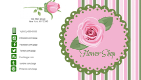 110 Flower Shop Business Card Customizable Design Templates Postermywall