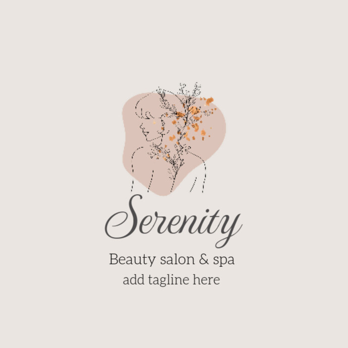 Beauty salon and spa logo Template PosterMyWall