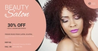 Beauty Salon Banner Ad Facebook Shared Image template