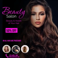 BEAUTY SALON Wpis na Instagrama template