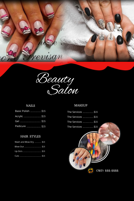 Beauty Salon Template Postermywall