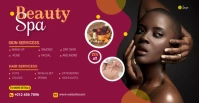 Beauty Salon Facebook Event Cover Photo Facebook-evenementomslag template