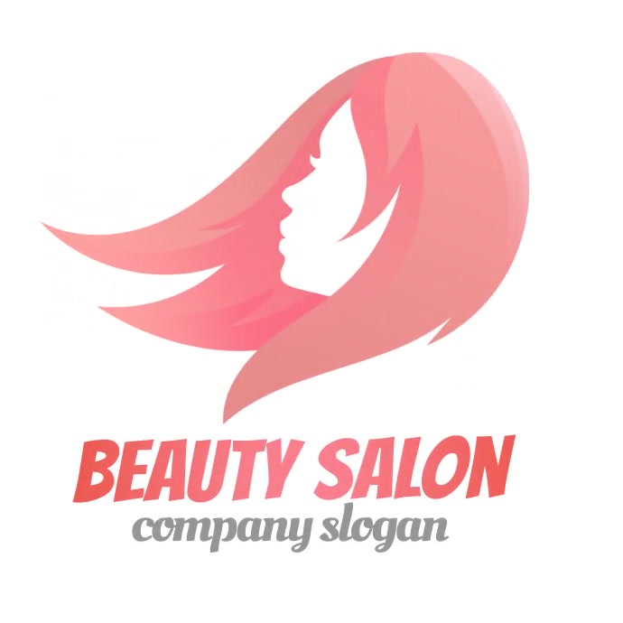 beauty salon hair female bussiness logo Logotipo template