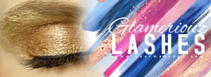 Beauty Salon Lash Beauty Social Media Banner Blue Facebook-coverfoto template