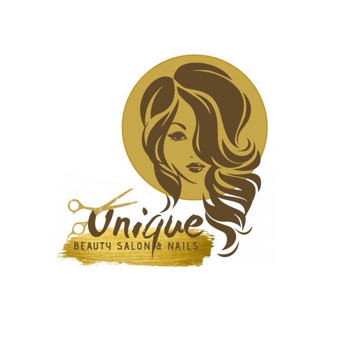 BEAUTY SALON LOGO UNIQUE LOGO BEAUTY & NAILS 徽标 template