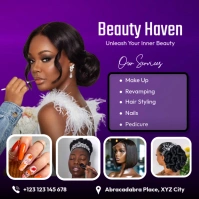 Beauty Salon poster template