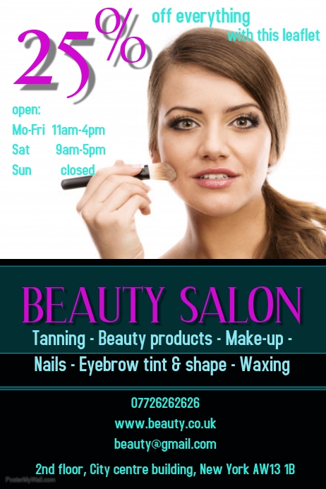 Beauty salon template | PosterMyWall